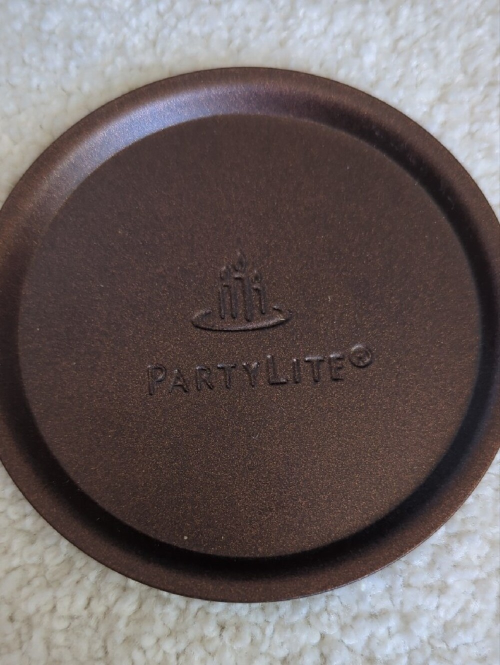 PartyLite Thai Inspiration Short Pillar Sleeve- Bronze - Picture 5 of 10